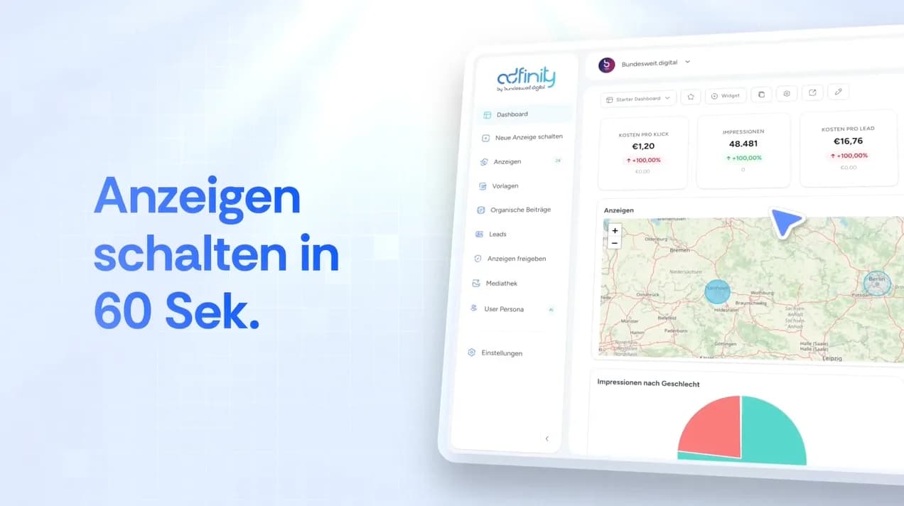 Recruiting-Anzeige eines Handwerksbetriebs in adfinity