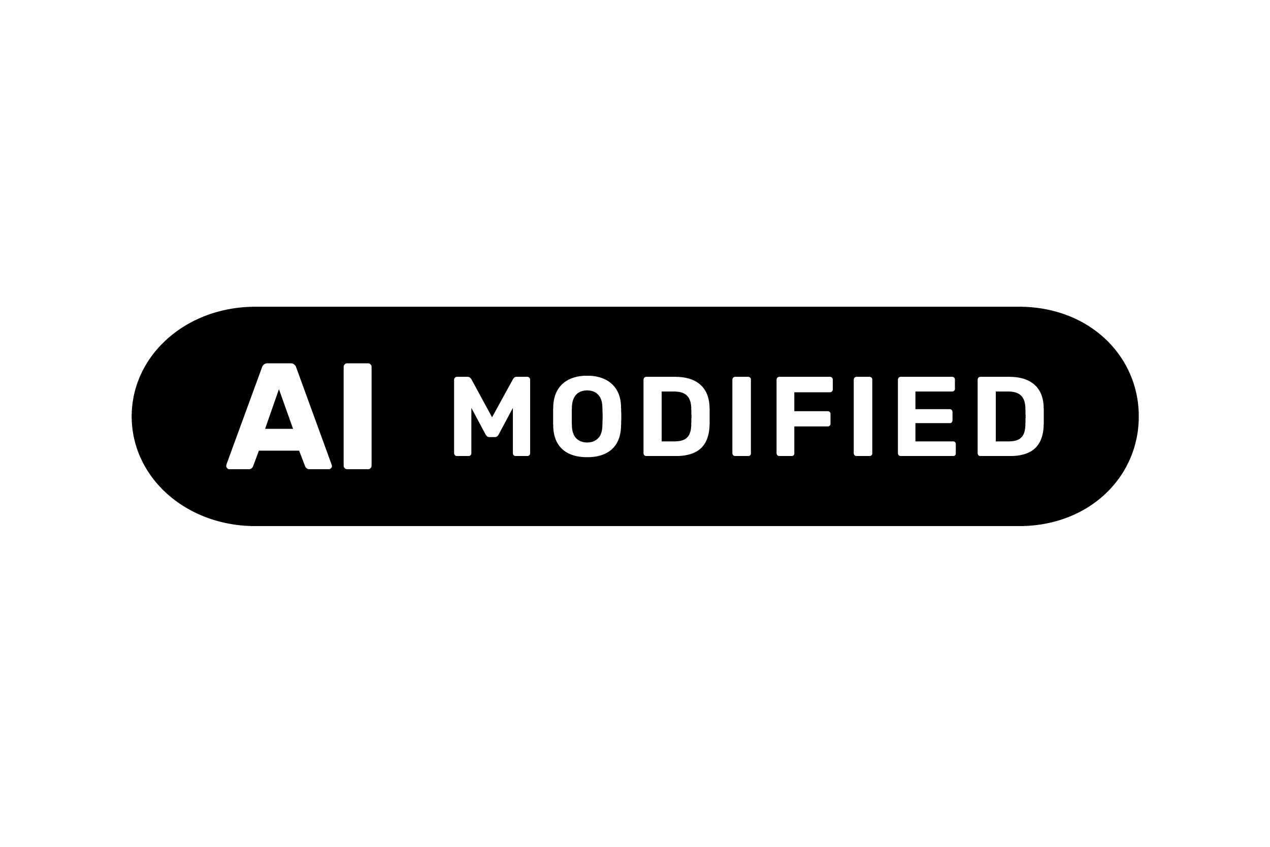 AI Label 3x2 black
